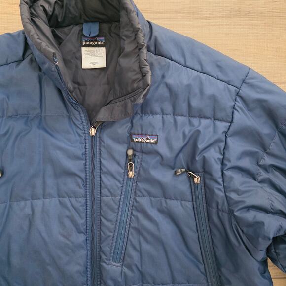 Vintage Patagonia Jacket Men’s L Navy Blue Das Parka Puffer Coat 1993 90s - Picture 11 of 14